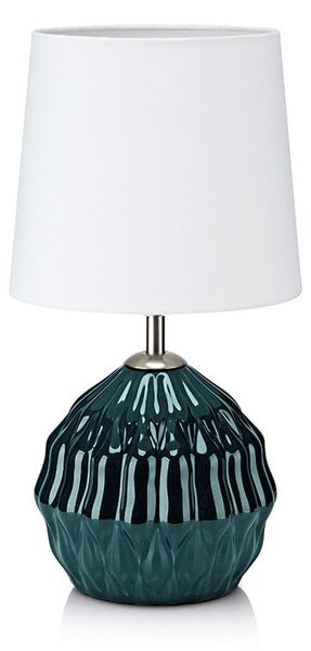 Zeleno-bílá stolní lampa Markslöjd Lora
