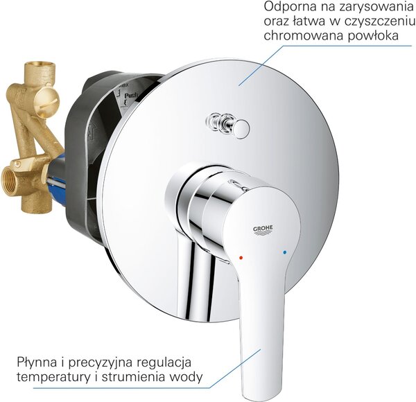 Grohe Start vanová baterie pod omítku StarLight Chrome 23558002