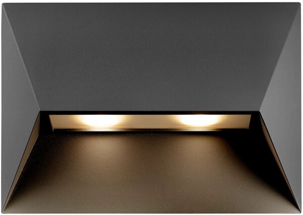 Nordlux Pontio venkovní nástěnné svítidlo 2x25 W černá 2218191003