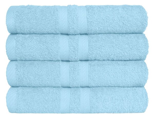 Bavlněný ručník KLASIK světle modrá osuška 100 x 150 cm