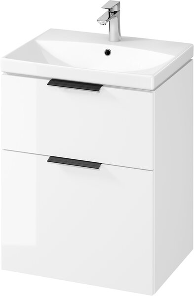 Cersanit City skříňka 59.4x44.7x72 cm pod umyvadlo závěsná bílá S584-017-DSM