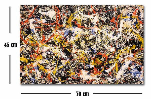 ASIR Obraz na plátně Jackson Pollock – Convergence 1952
