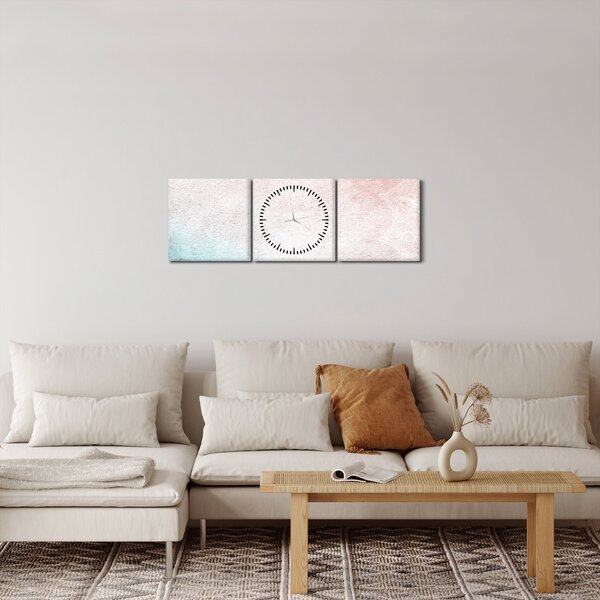 Obraz - Mandaly ve zdi 2 (s hodinami) (90x30 cm)