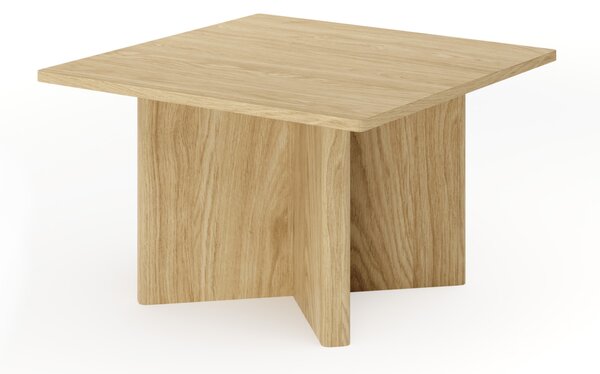Čtvercový konferenční stolek Bellora 80 cm - olejovaný dub