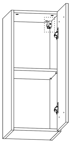 LANGEN ap | horní skříňka G30 | push open | UNI provedení | artisan