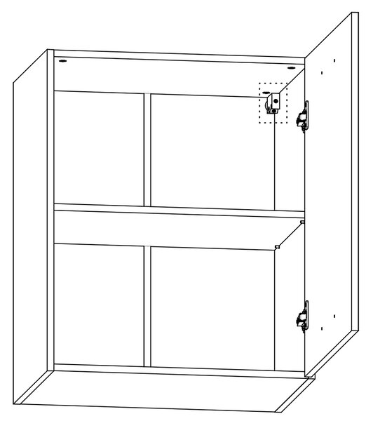 LANGEN ap | horní skříňka G60G | push open | UNI provedení | artisan