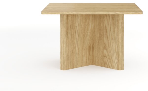 Čtvercový konferenční stolek Bellora 80 cm - olejovaný dub