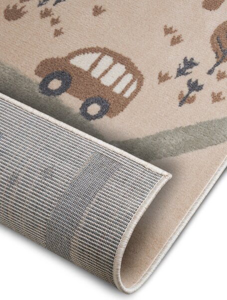 Hanse Home Dětský koberec Adventures 105972 Cream Brown Grey - 120x170 cm