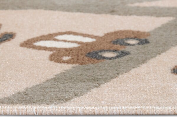 Hanse Home Dětský koberec Adventures 105972 Cream Brown Grey - 120x170 cm