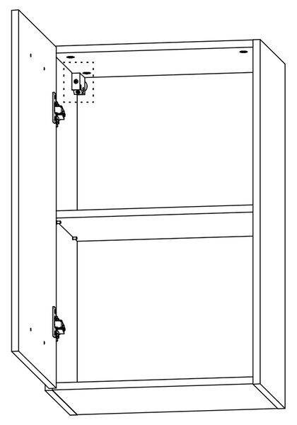 LANGEN ap | horní skříňka G45 | push open | UNI provedení | artisan