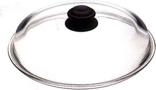 Poklice d32cm sklo, vč.plast. úchytu do 250°C, vhodné na BAF_EXTPLASTIMEX