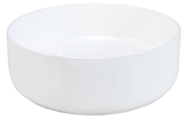 Comad Maja umyvadlo 36.5x36.5 cm kulatý na pult bílá lesk UN-MAJA-GW