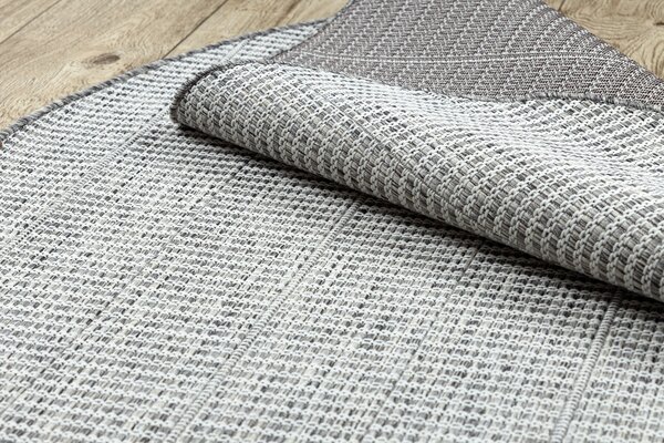 Balta Kulatý koberec SISAL LOFT 21198 slonová kost stříbrný béžový Rozměr: průměr 120 cm
