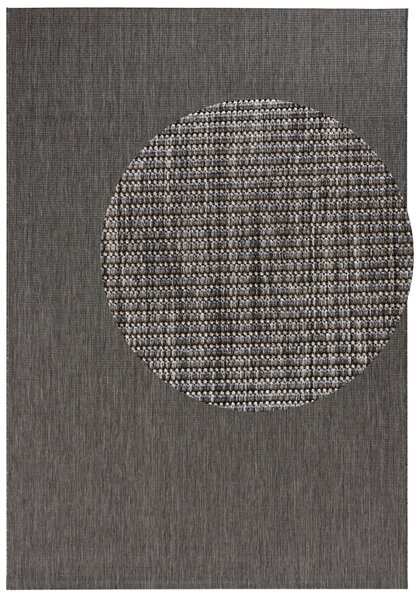 Hanse Home, Kusový koberec Meadow 102729 Anthracite – na ven i na doma, 200x290, šedá, chodba / předsíň