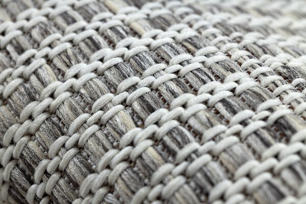 Balta Kulatý koberec SISAL LOFT 21198 slonová kost stříbrný béžový Rozměr: průměr 120 cm