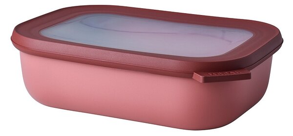 Set misek Rectangular 500+1000+2000ml,Mepal, tmavě růžový