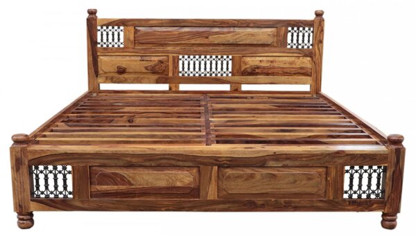 Postel Jali 160x200 z indického masivu palisandr