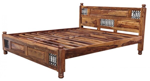 Postel Jali 160x200 z indického masivu palisandr