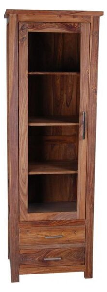 Vitrína Rami 60x180x45 z indického masivu palisandr