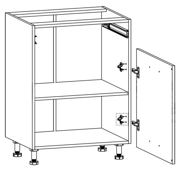 Kuchyňská linka LANGEN au | 260 cm | S ÚCHYTY | artisan