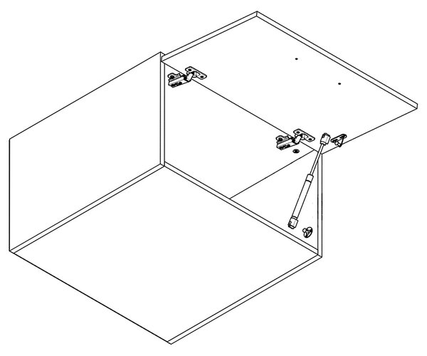 LANGEN ap | horní skříňka N60 | push open | artisan