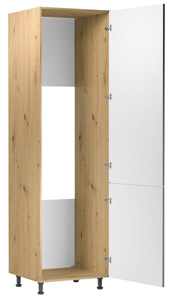 LANGEN šp | vysoká skříňka D60ZL na vestavnou lednici | 60 cm | UNI provedení | SOKL v CENĚ | artisan/šedá