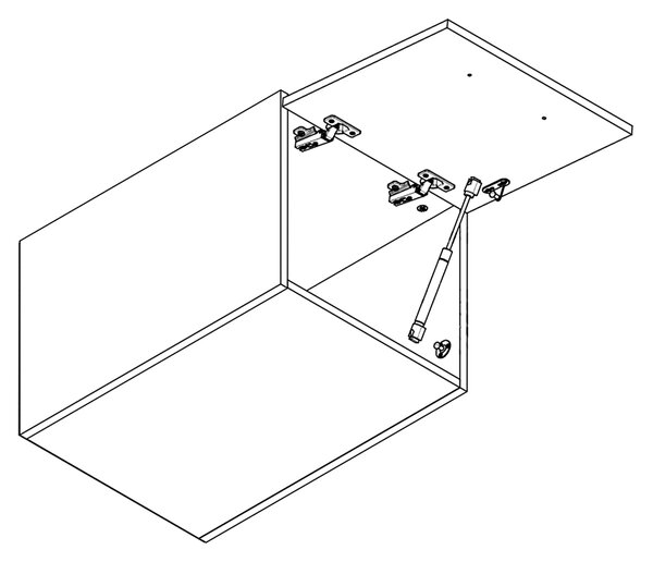LANGEN ap | horní skříňka N40 | push open | artisan
