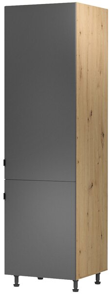 LANGEN šp | vysoká skříňka D60ZL na vestavnou lednici | 60 cm | UNI provedení | SOKL v CENĚ | artisan/šedá
