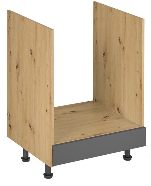 LANGEN šp | dolní skříňka D60ZK PUSH OPEN pro vestavnou troubu | 60 cm | SOKL v CENĚ | artisan/šedá