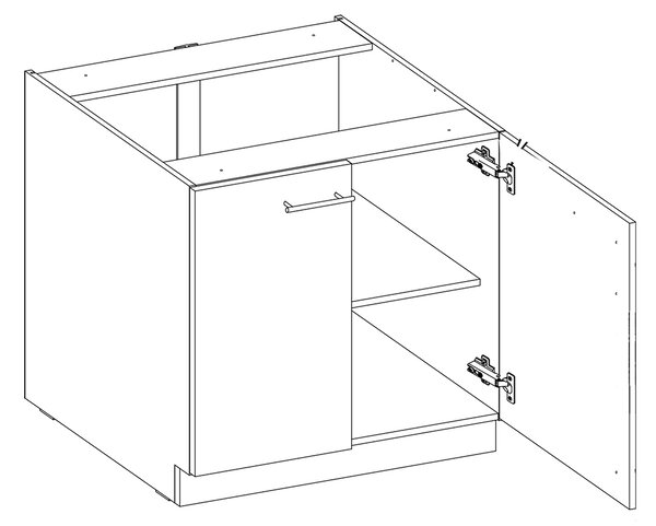 Kuchyňská linka STILO ab | 265x300 + 180 cm | PREMIUM BOX | artisan/bílá