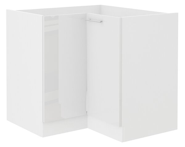 Kuchyňská linka LARA wh | ve tvaru L | 220x370 | UNI provedení | VÝBĚR TYPU ZÁSUVEK | bílá lesk