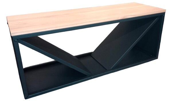 IQ Garden Stojan na dřevo s lavicí 104 cm IGNIRA 327266