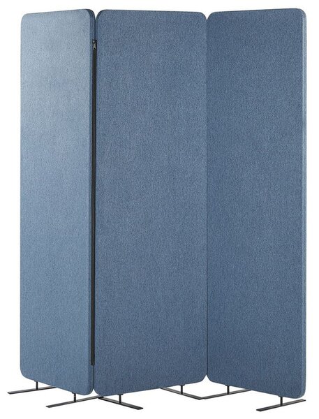 Akustická dělící stěna 184 x 184 cm modrá STANDI
