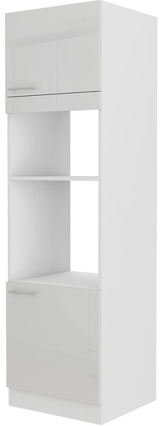 Kuchyňská linka LARA wh | ve tvaru L | 220x370 | UNI provedení | VÝBĚR TYPU ZÁSUVEK | bílá lesk
