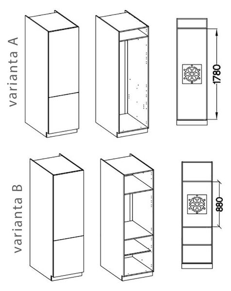 Kuchyňská linka STILO ab | 265x300 + 180 cm | PREMIUM BOX | artisan/bílá