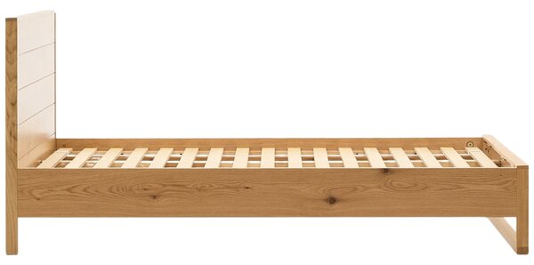 Kave Home Dubová jednolůžková postel Alguema 90 x 190 cm