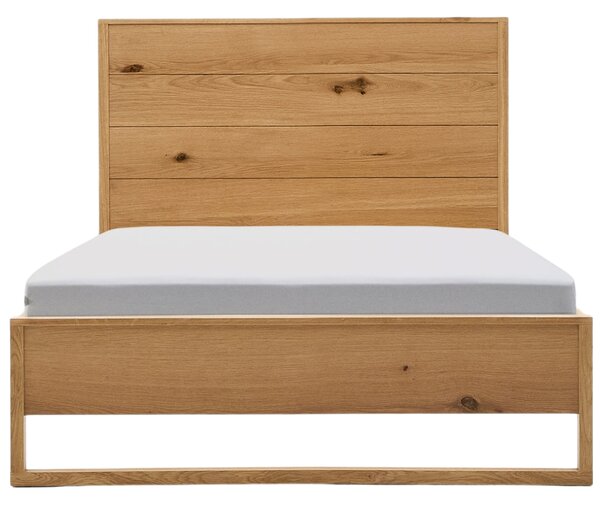 Kave Home Dubová jednolůžková postel Alguema 90 x 190 cm