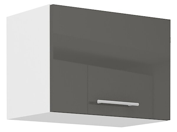 LARA gr | horní skříňka 50GU-36 1F výklopná | 50 cm | šedá lesk