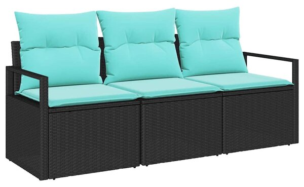 Set pohovek 3 ks Černá polyratan 3346246