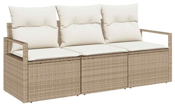 Set pohovek 3 ks Béžová polyratan 3346241