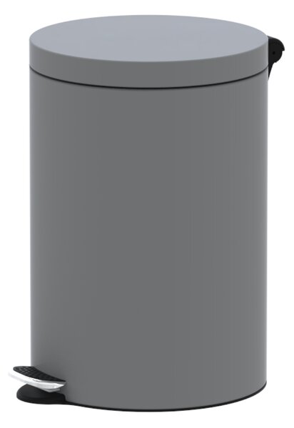 Alda Pedálový odpadkový koš Freedom Fresh 20 l, lakovaná ocel, šedá