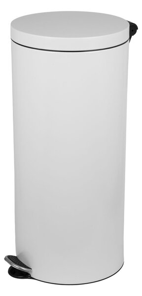 Alda Pedálový odpadkový koš Freedom Fresh 30 l, lakovaná ocel, bílá