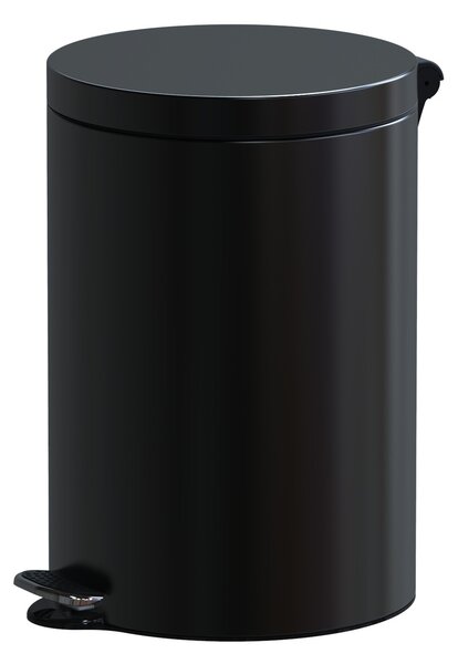 Alda Pedálový odpadkový koš Freedom Fresh 20 l, lakovaná ocel, černá