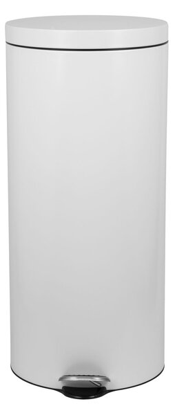 Alda Pedálový odpadkový koš Freedom Fresh 30 l, lakovaná ocel, bílá