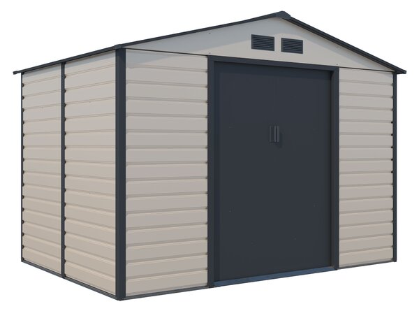 G21 Zahradní domek G21 GAH 529 - 277 x 191 cm, béžově šedý G21-6390064