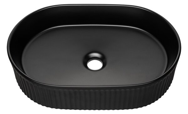Comad Beyond umyvadlo 48x32.5 cm oválné na pult černá matný BEYOND 5 BLACK ( E-6564 )