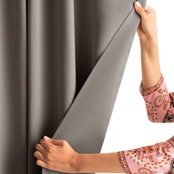 Šedobéžový dimout závěs 140x245 cm Kierra – Restilo