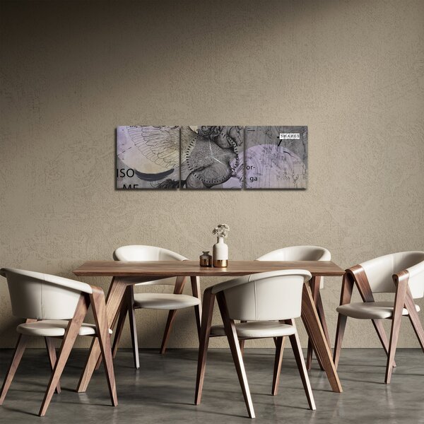 Obraz - Design (s hodinami) (90x30 cm)
