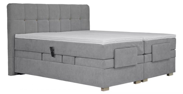 BLANAŘ Boxspring Samara 180x200 šedá