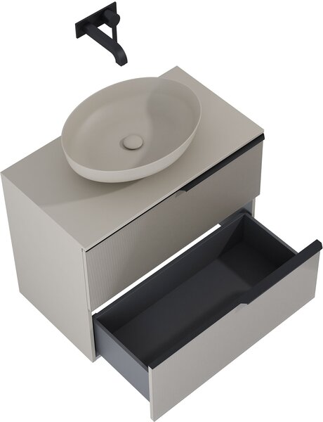 Elita Soho skříňka 80x45.3x63.5 cm pod umyvadlo závěsná béžová RE010804047020